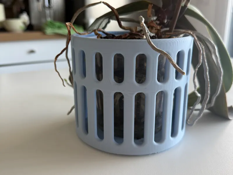 Cache pot pour orchidée