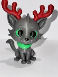Bowie the Reindeer Kitty – 0.2mm layer, 2 walls, 15% infill