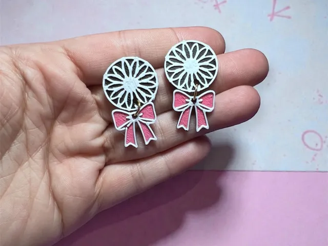 Pendientes mandala y lazo