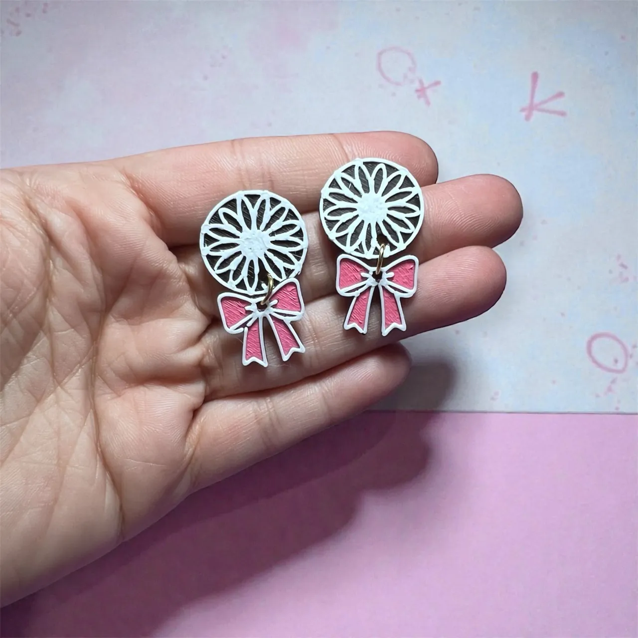 Pendientes mandala y lazo view 2