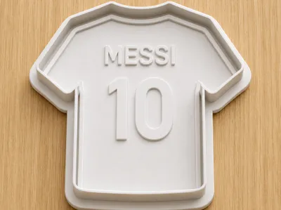 Messi 10 Jersey Cookie Cutter
