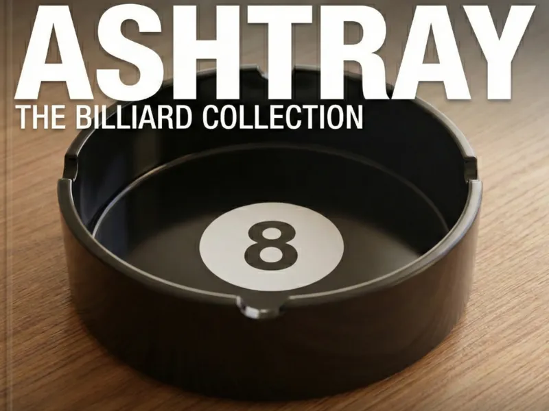 Ashtray - The billiard collection 