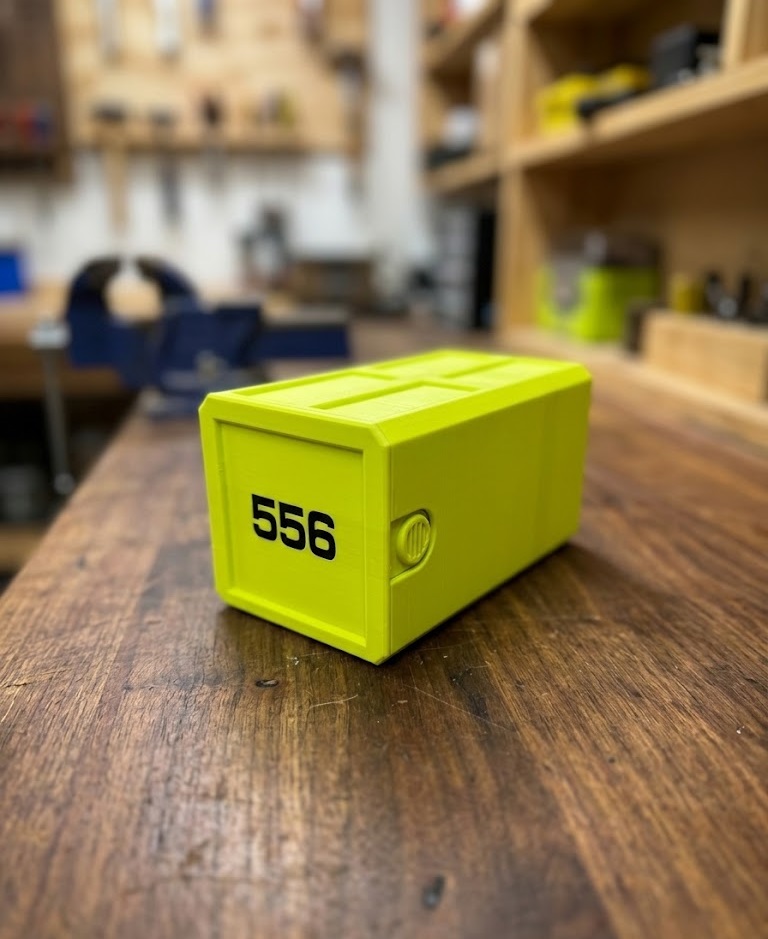 Miniatura 2 do modelo 3D Stackable Ammo Box -556/223