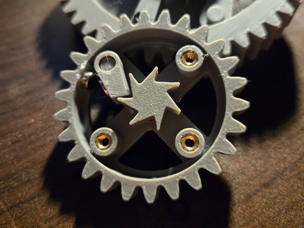 One Time Rotation Gear Small One-way Rotation Gear (v2) - Free 3D Print Model - MakerWorld