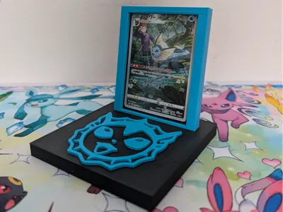 Pokemon Card Display Stand Vaporeon