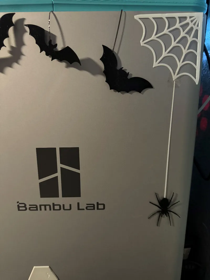 Spider with Web Hanging Decoration Halloween