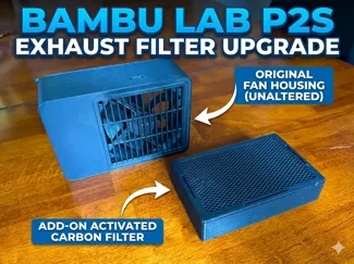 Bambu Lab P2S Reusable Exhaust Filter