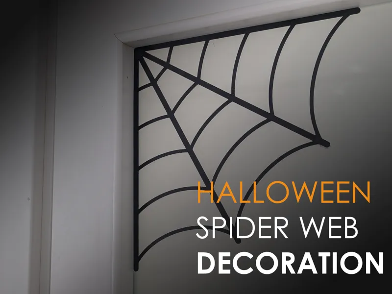 Halloween Spider Web Corner Decoration