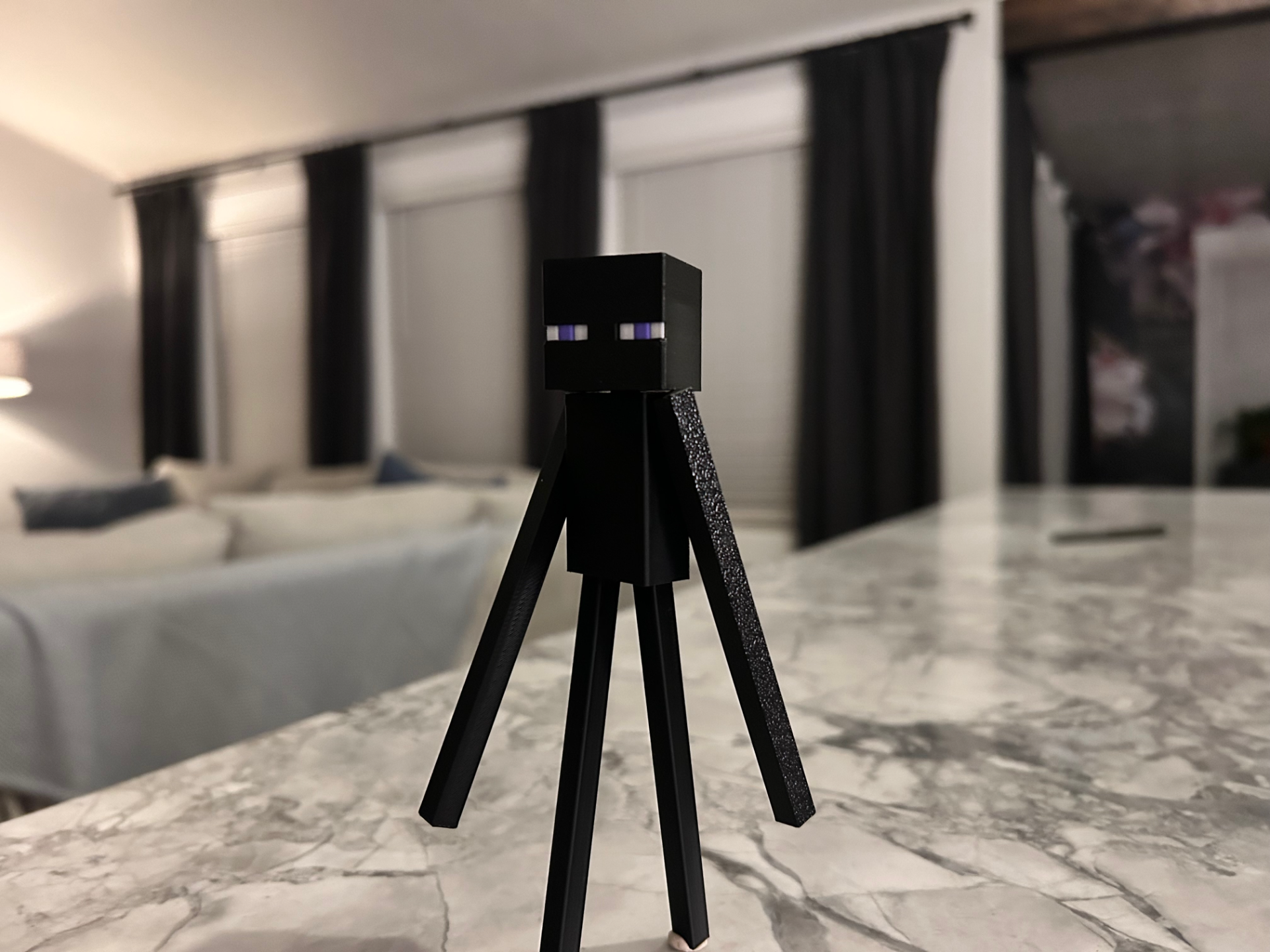 Articulated Enderman keychain - Minecraft 029