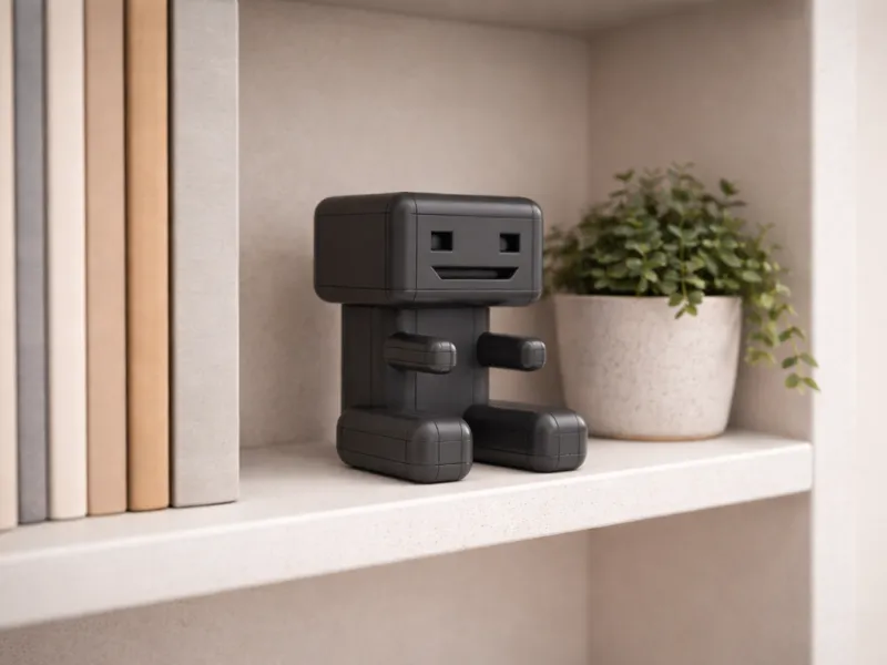 Peluche avec tête cubique