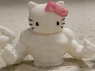 Jacked Hello Kitty - Hulk Body