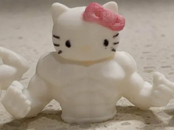 Jacked Hello Kitty - Hulk Body