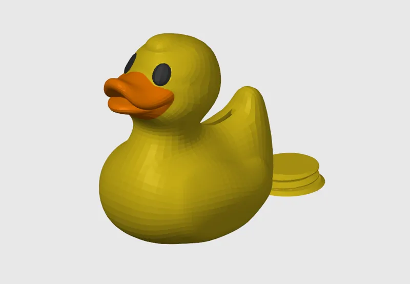 Rubber Duck Piggy Bank