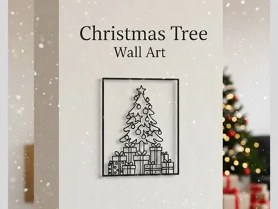 Christmas tree - wall art