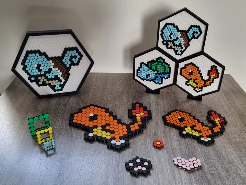 ROJOCO - Chain-Link Hex Pixel Puzzle