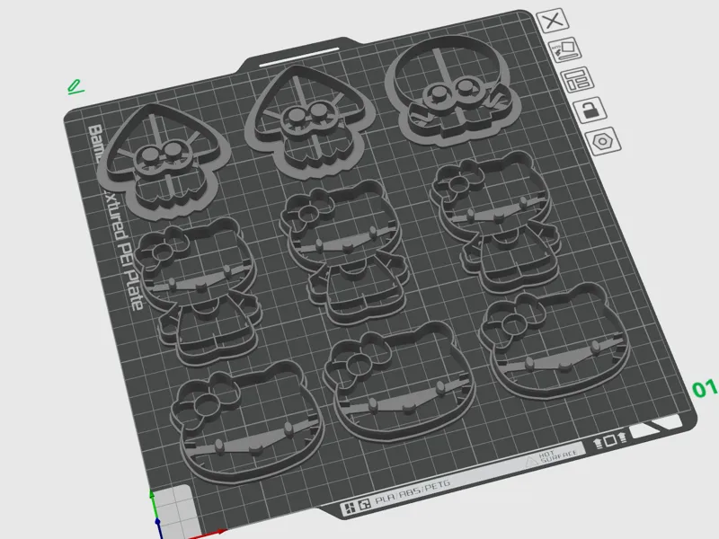 Cookie Cutters Hello Kitty and Splatoon