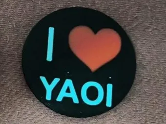 I love Yaoi badge
