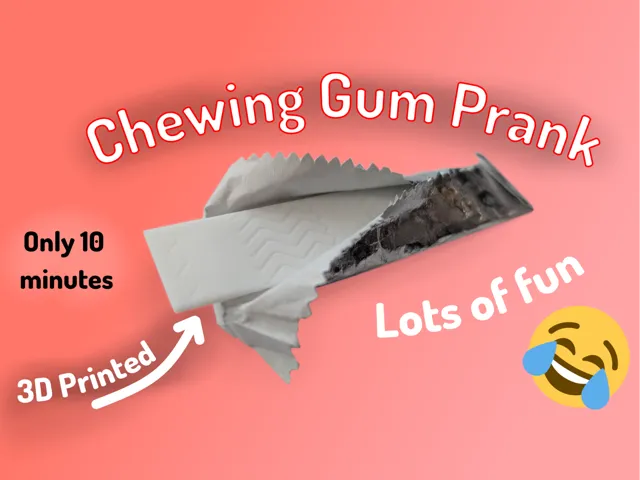 Fake chewing Gum for Pranks