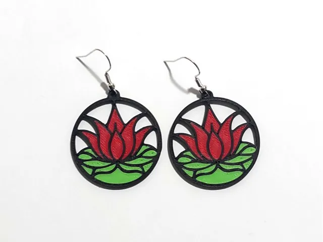 Lotus Harmony - Earrings