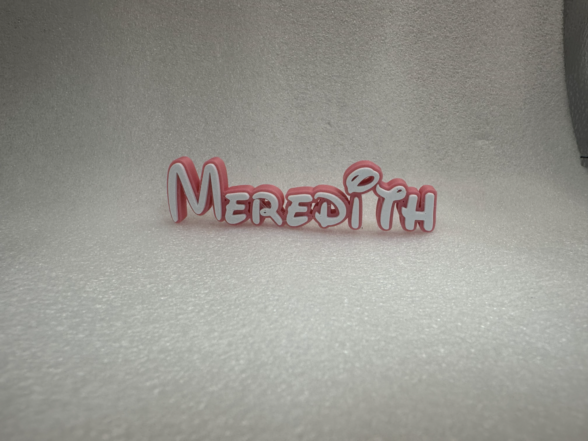 Disney Theme 3D Name Decor Sign Meredith