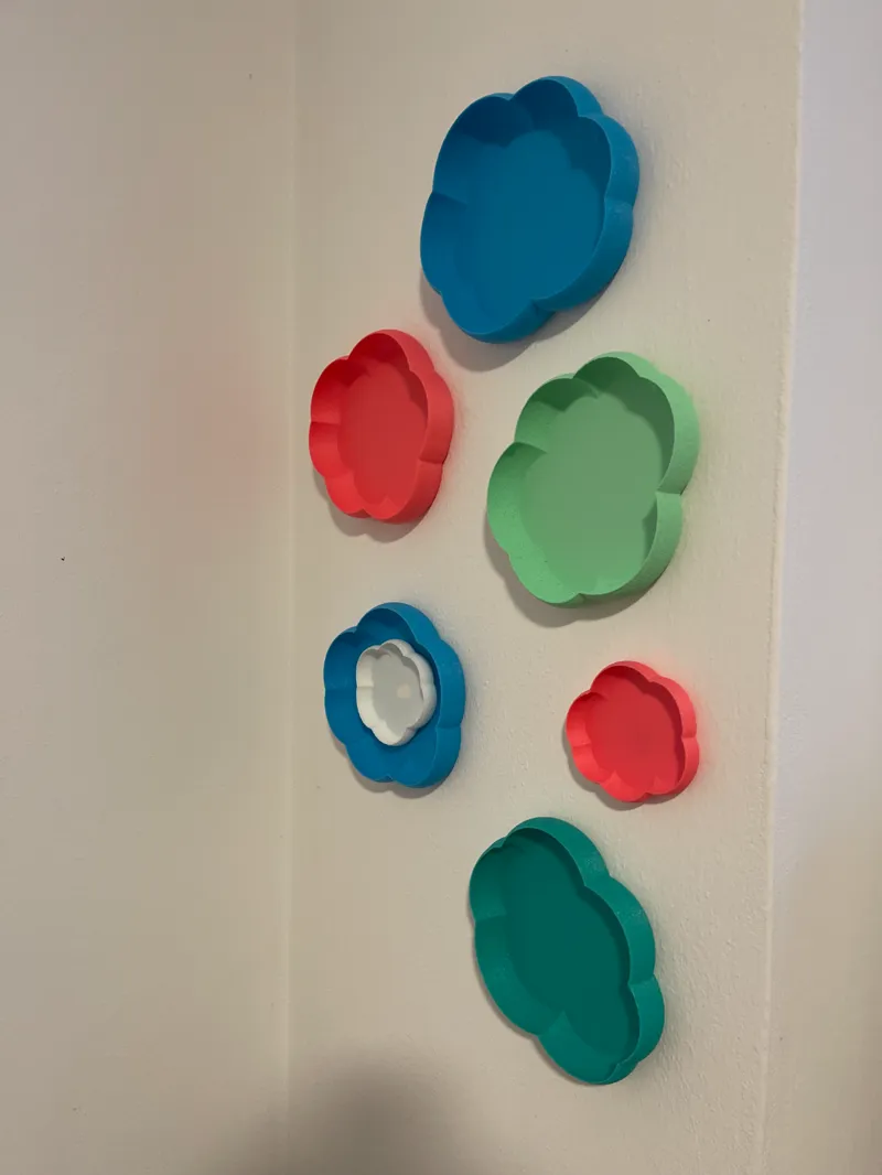 pocket emptier cloud vase decoration wall
