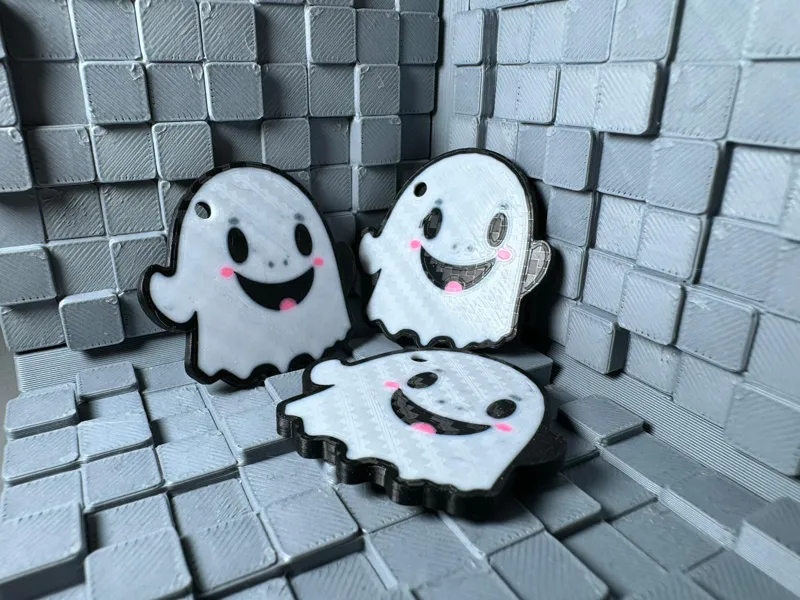 Happy Ghost Keychain