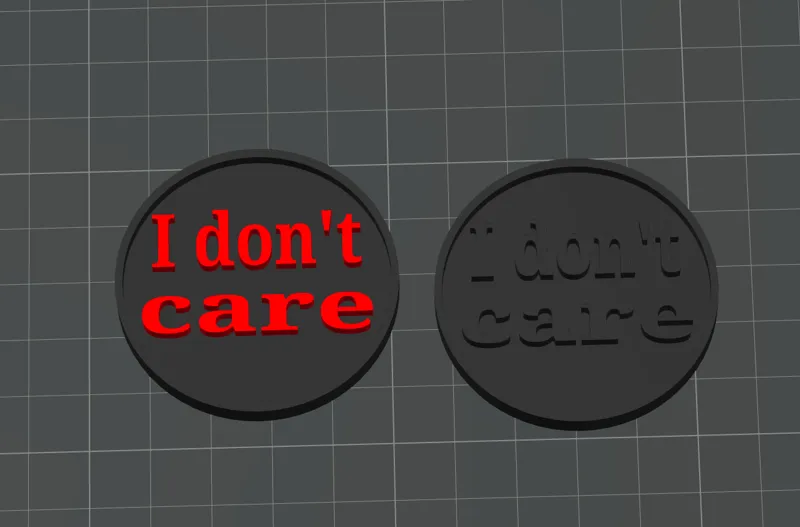 I Don't care Coin / Token