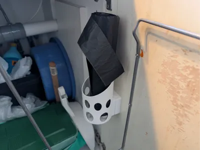 Trash bag storage