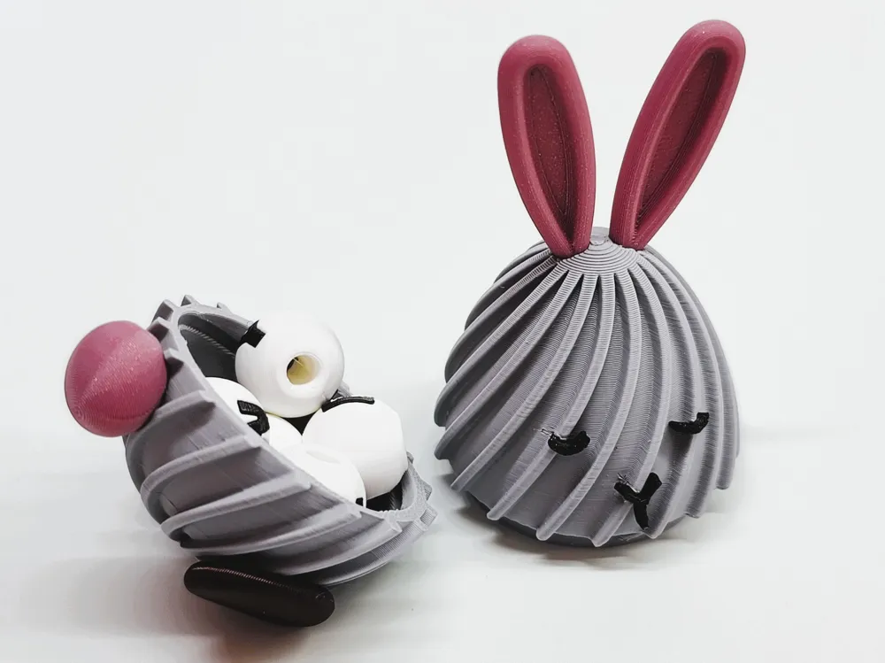 Bunny Easter Egg Surprise - Free 3D Print Model - MakerWorld