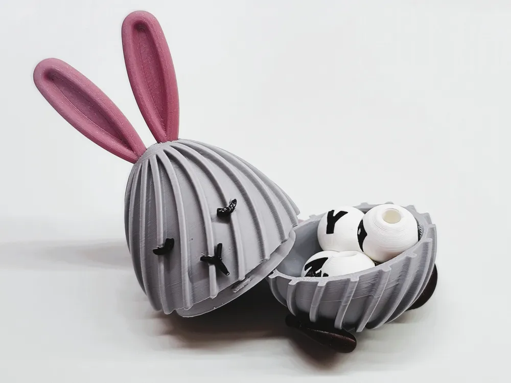 Bunny Easter Egg Surprise - Free 3D Print Model - MakerWorld