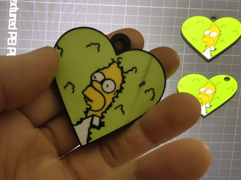 Homer Simpson Charm due versioni con AMS