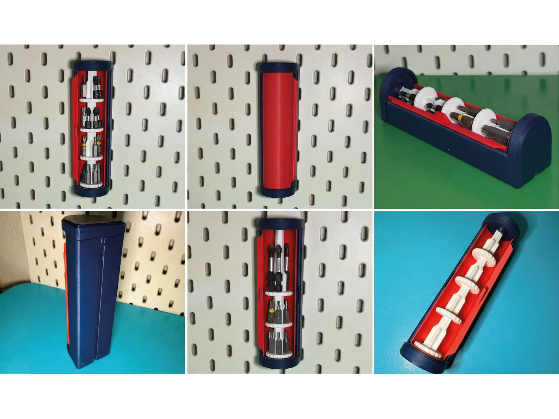 portable magnetic IKEA Skadis Bit holder Carousel