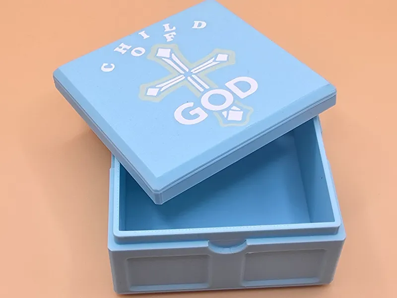 "Child of God" Cross Gift Box (2.7" x 2.7")