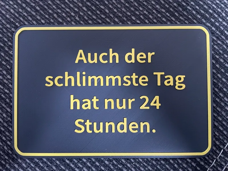 Auch der schlimmste Tag hat nur 24 Stunden