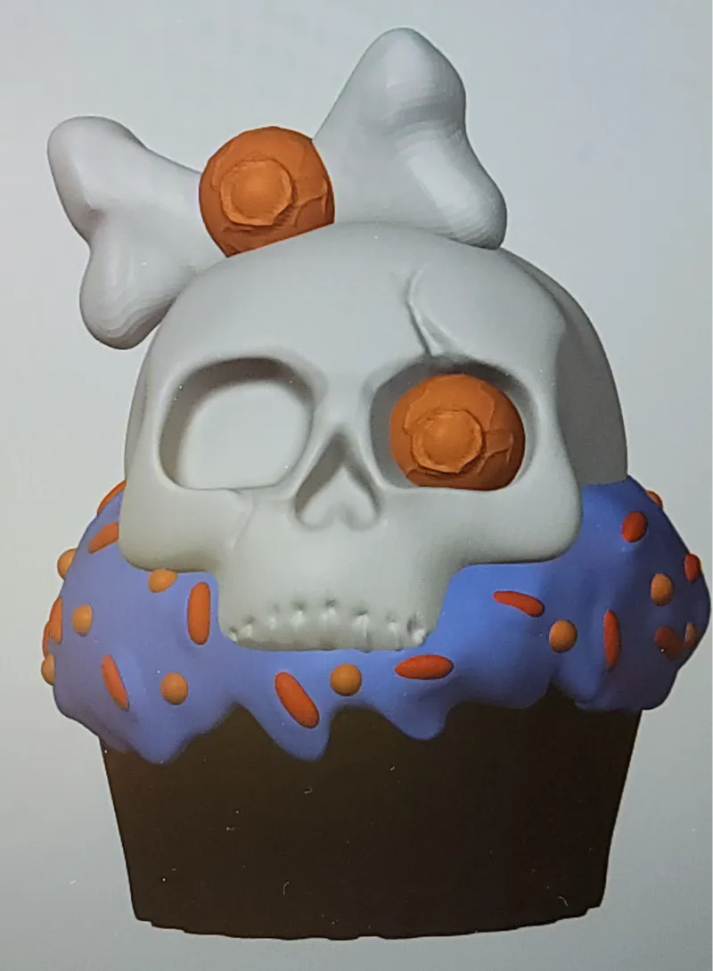 Skull Cupcake