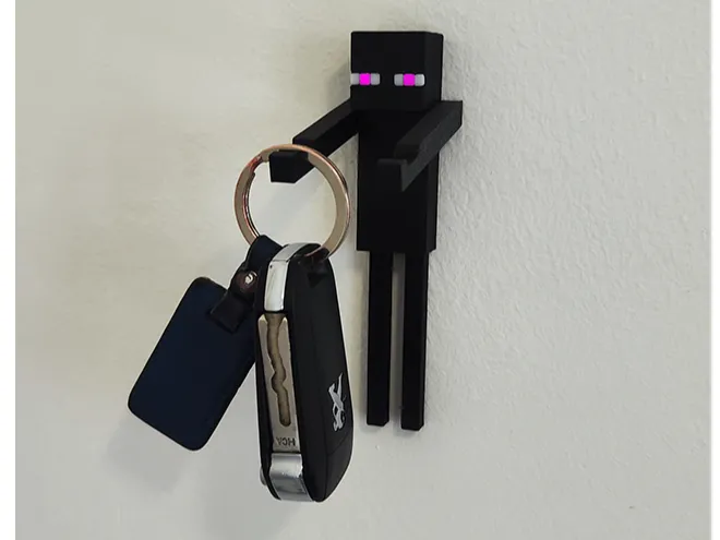 Appendino portachiavi Enderman - Minecraft