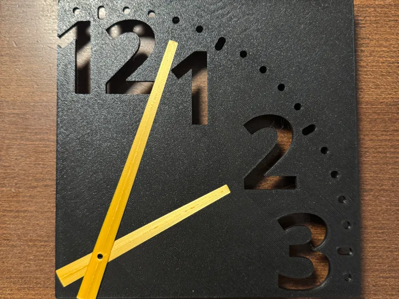 It's a quarter past clock