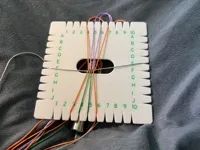 Square Kumihimo disc (0.2mm layer, 2 walls, 15% infill)