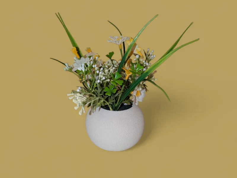 Modern HomePod Mini style Vase 