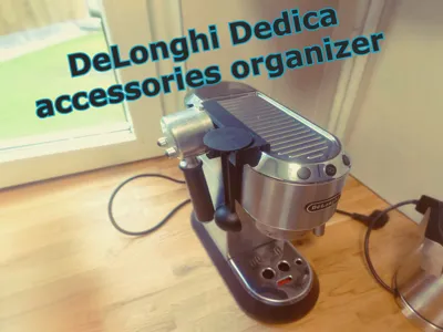 Portafilter and spoon Holder for Delonghi Dedica