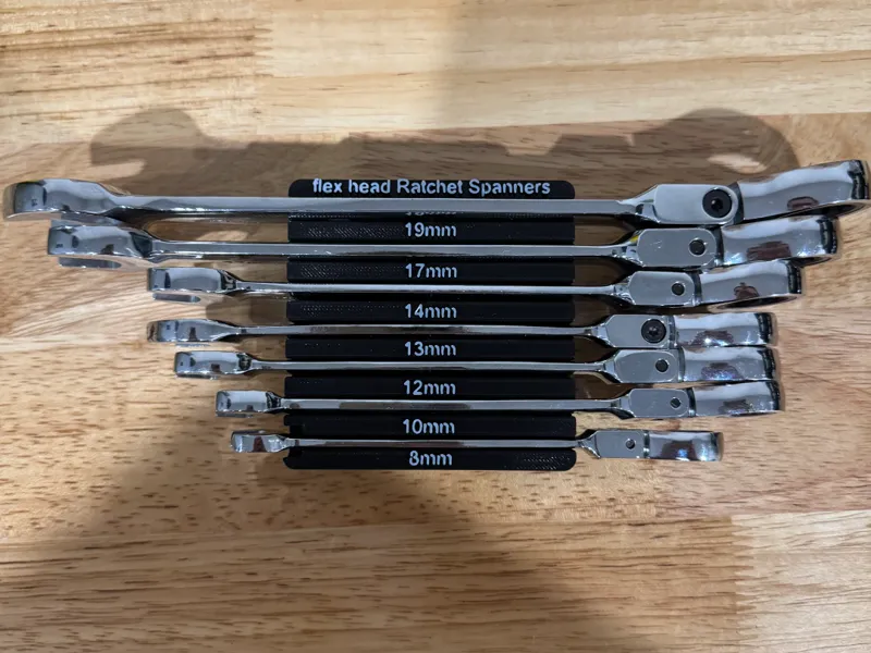 ToolPro Flex Head Ratchet Spanner Gridifinity
