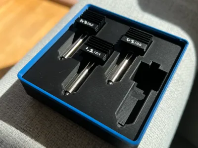 2x2x3u Gridfinity bin for 4 x H2/P2S/X2D hotends