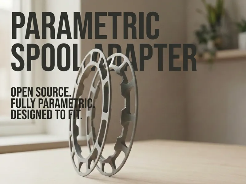 Parametric Spool Adapter (SCAD)