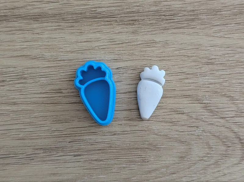 Carrot Polymer Clay Cutter for Easter
