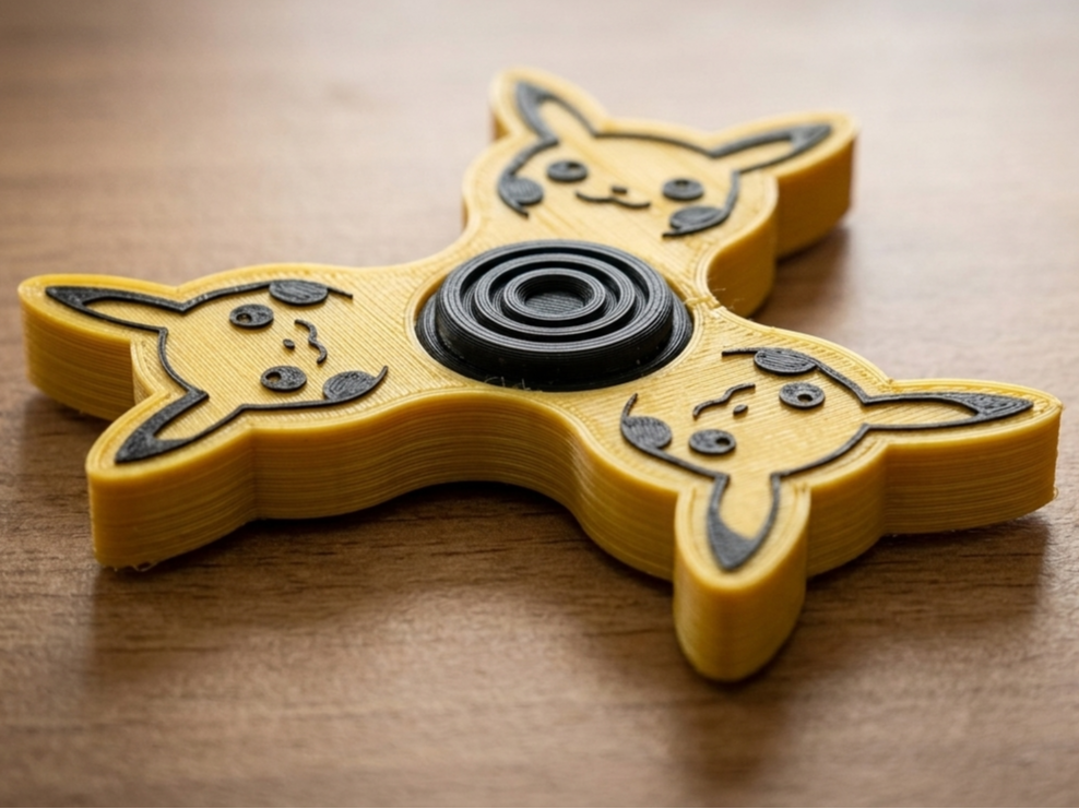 Pokemon - Pikachu Fidget Spinner NO AMS