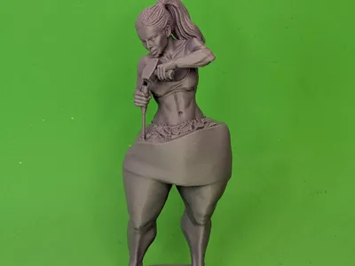 Motivational Statue - Fat Woman