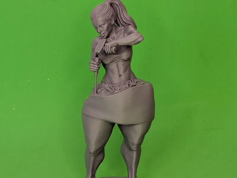 Statua motivazionale - Donna grassa