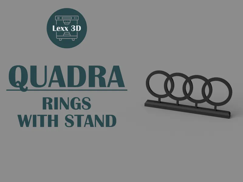 Quadra – Four Ring Display with Stand