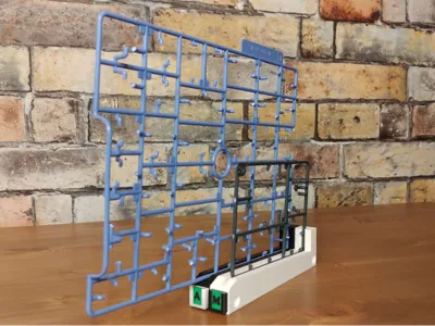 Magnetic Gunpla Runner Holder with Tag Cards