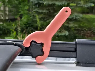Open End Star Knob wrench - Toyota roof racks, etc